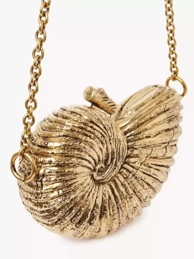 Minaudière de concha Sea Treasures en metal