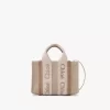 Mini bolso tote Woody en lino Mini bolso tote Woody en lino