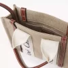 Mini bolso tote Woody en lino
