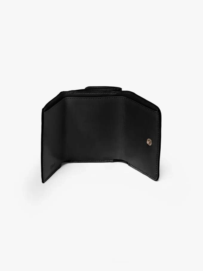 Mini Chloé Iconic tríptica en piel brillante