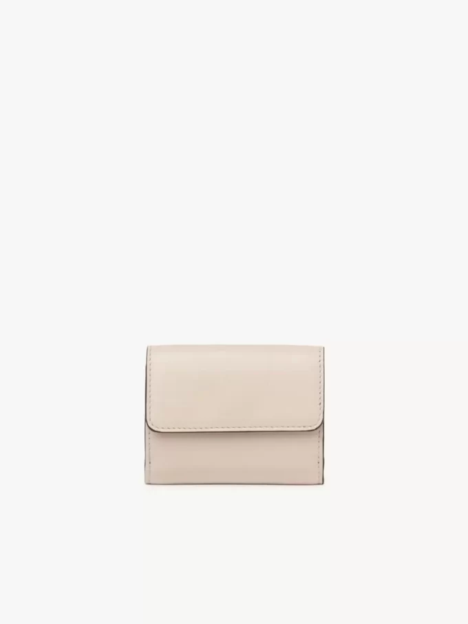 Mini Chloé Iconic tríptica en piel brillante