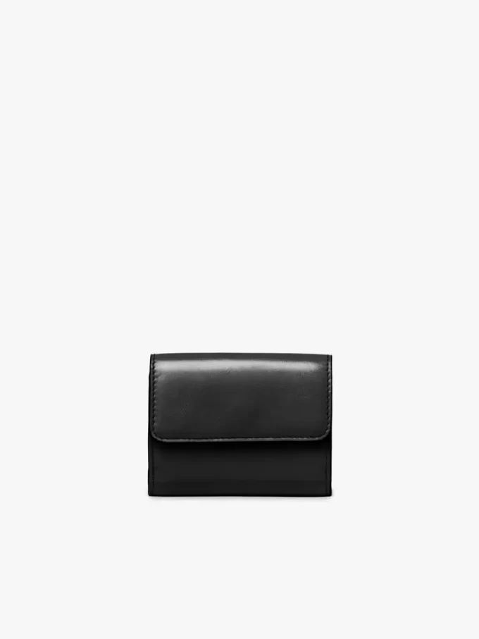 Mini Chloé Iconic tríptica en piel brillante
