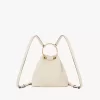 Mochila pequeña de pulsera en piel granulada Mochila pequeña de pulsera en piel granulada