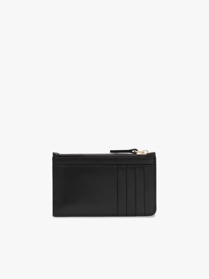 Monedero pequeño Chloé Iconic con ranuras para tarjetas en piel brillante