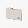 Monedero pequeño Chloé Iconic con ranuras para tarjetas en piel granulada