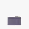 Monedero pequeño tipo sobre con ranuras para tarjetas en piel granulada Monedero pequeño tipo sobre con ranuras para tarjetas en piel granulada