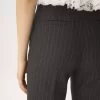 Pantalones bootcut entallados de lana