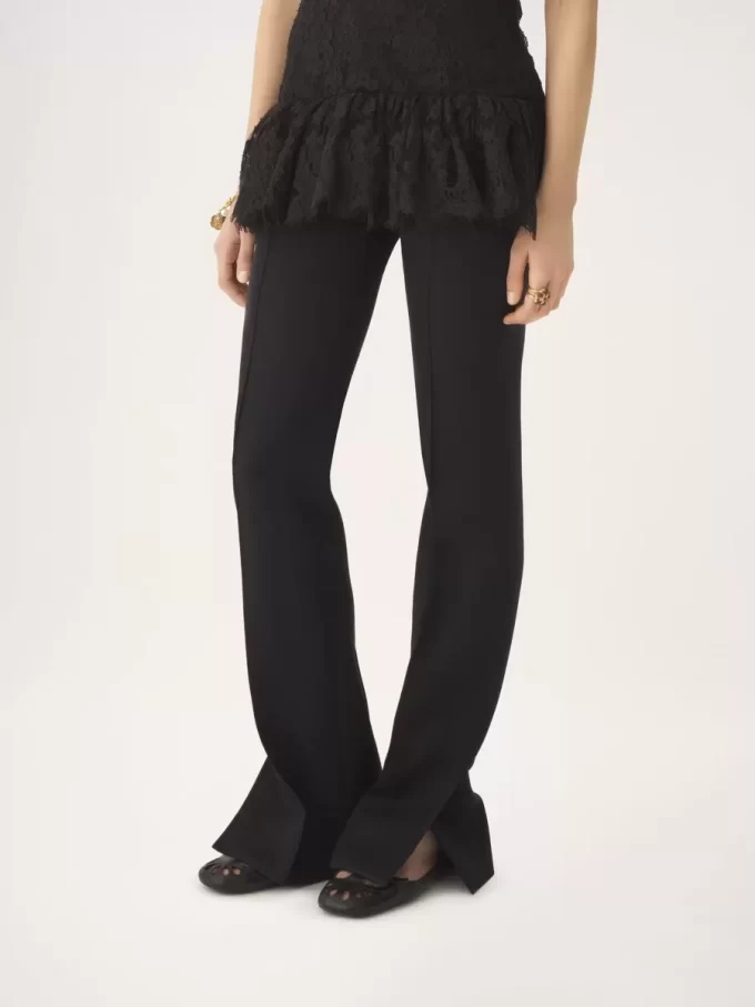 Pantalones de sastre en suave algodón de caballería Pantalones de sastre en suave algodón de caballería