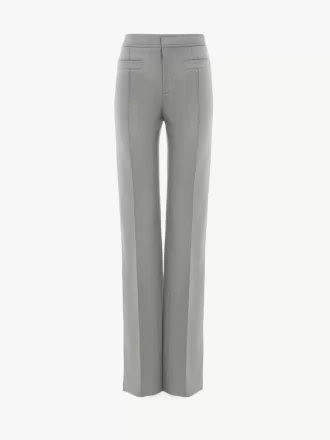 Pantalones sastre de lana chiné