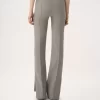 Pantalones sastre de lana chiné Pantalones sastre de lana chiné