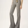 Pantalones sastre de lana chiné Pantalones sastre de lana chiné