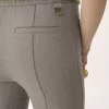 Pantalones sastre de lana chiné Pantalones sastre de lana chiné