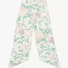 Pañuelo bandeau ancho The Chloé Peonies en charmeuse de seda