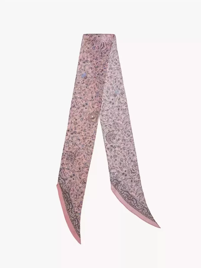 Pañuelo bandeau The Chloé Paisley en charmeuse de seda Pañuelo bandeau The Chloé Paisley en charmeuse de seda