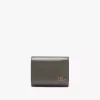 Pequeño bolso Chloé Iconic de tres pliegues con bolsillo para monedas en piel brillante