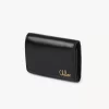 Pequeño bolso Chloé Iconic de tres pliegues con bolsillo para monedas en piel brillante