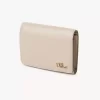 Pequeño bolso Chloé Iconic de tres pliegues con bolsillo para monedas en piel brillante