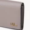 Pequeño bolso Chloé Iconic de tres pliegues con bolsillo para monedas en piel brillante