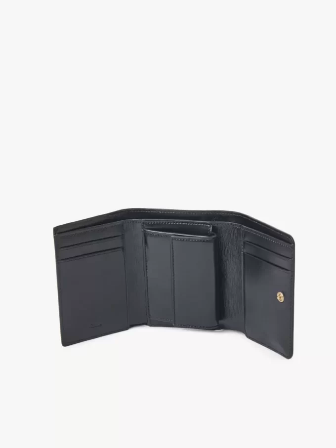 Pequeño bolso Chloé Iconic de tres pliegues en piel efecto cocodrilo