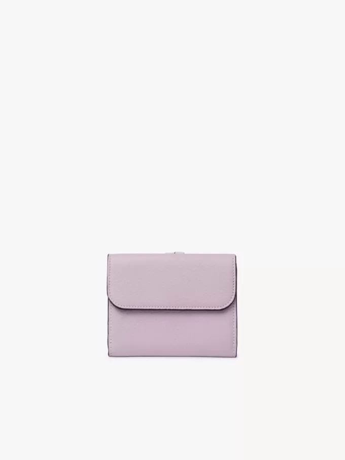 Pequeño cuaderno tríptico con alfabeto en piel granulada Pequeño cuaderno tríptico con alfabeto en piel granulada