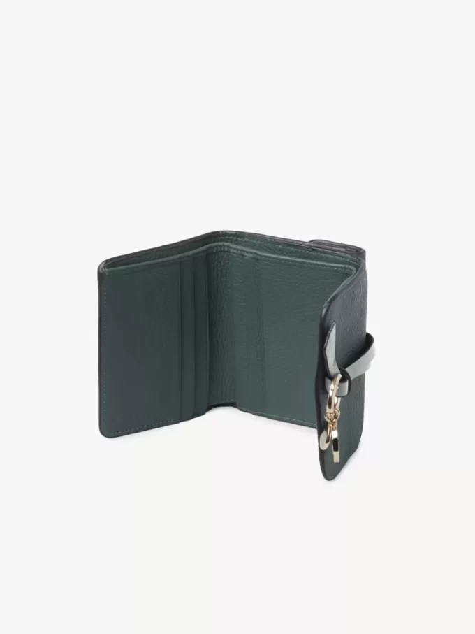 Pequeño cuaderno tríptico con alfabeto en piel granulada Pequeño cuaderno tríptico con alfabeto en piel granulada
