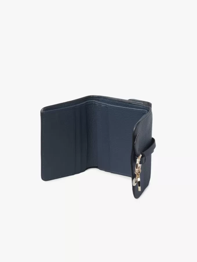 Pequeño cuaderno tríptico con alfabeto en piel granulada Pequeño cuaderno tríptico con alfabeto en piel granulada