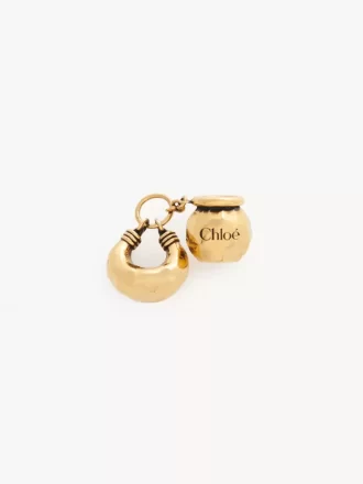 Pulsera Sphere Mini con dije de dados en latón