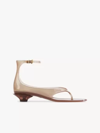 Sandalia de gelatina Chloé