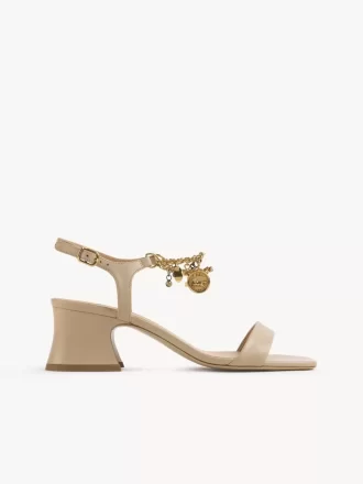 Sandalia de tacón Charms de Chloé