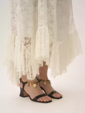 Sandalia de tacón Charms de Chloé