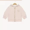 Sudadera con capucha y cremallera