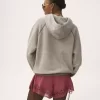 Sudadera con capucha y logotipo de gran tamaño en mezcla de felpa de algodón