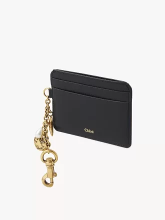 Tarjetero Chloé Charms en piel granulada
