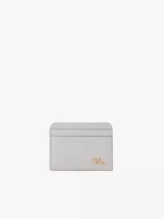 Tarjetero Chloé Iconic en piel granulada