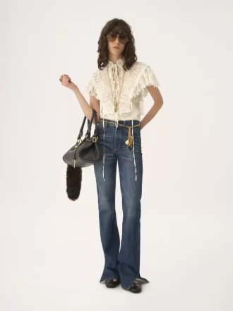 Vaqueros rectos en denim
