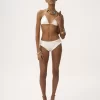 Top de bikini con volantes
