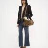 Vaqueros bootcut cropped en denim Vaqueros bootcut cropped en denim
