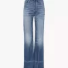 Vaqueros bootcut de tiro alto en denim Vaqueros bootcut de tiro alto en denim
