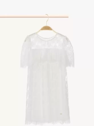 Vestido de manga corta