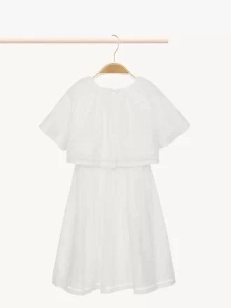 Vestido largo de manga corta